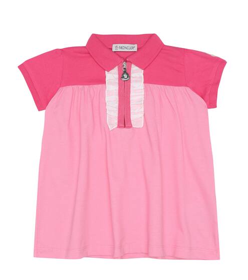 Baby stretch-cotton dress | Moncler Enfant