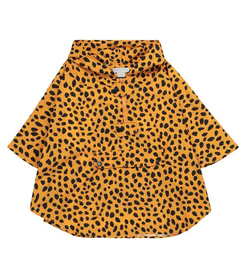 Cheetah-print rain poncho | Stella McCartney Kids
