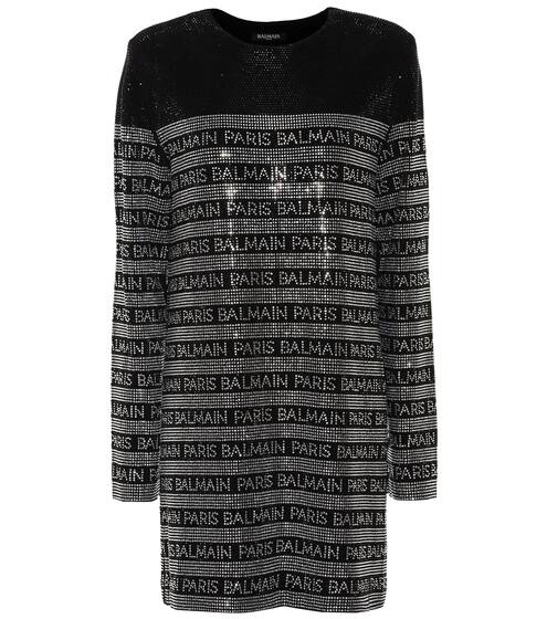 Crystal-embellished minidress | Balmain