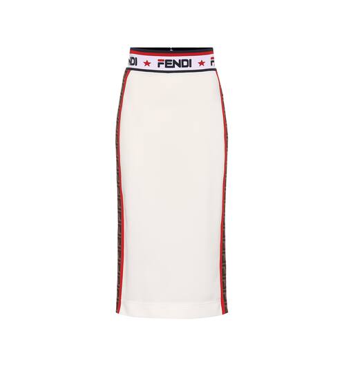 FENDI MANIA jersey pencil skirt | Fendi