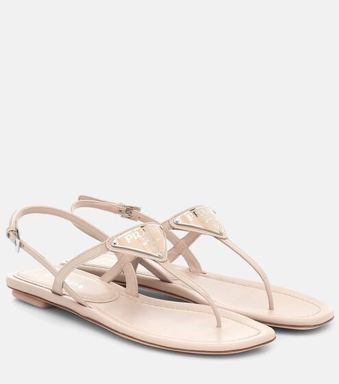 Leather sandals | Prada