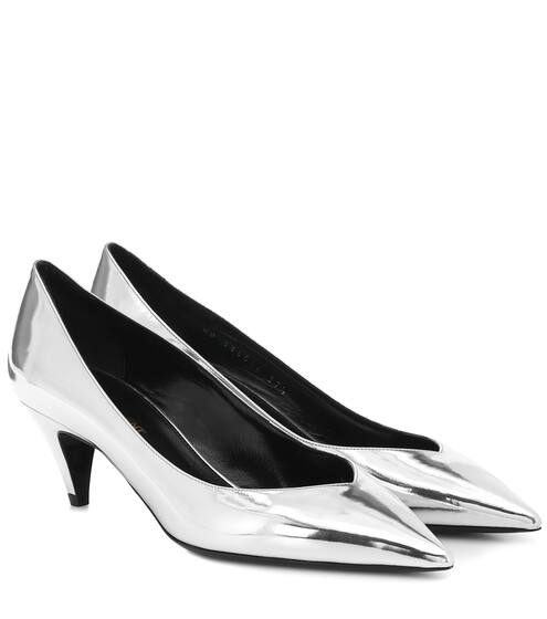 Kiki 55 metallic leather pumps | Saint Laurent