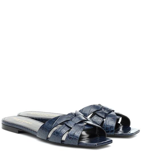 Nu Pieds 05 leather sandals | Saint Laurent