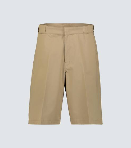 Gabardine knee-length shorts | Prada