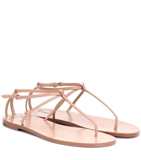 صندل من الجلد Valentino Garavani Rockstud | Valentino