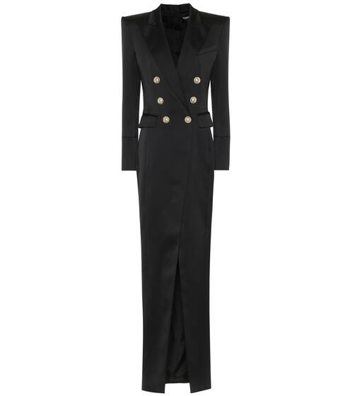 Crêpe midi dress | Balmain