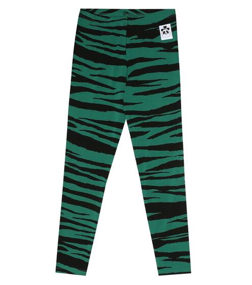 Tiger-print leggings | Mini Rodini
