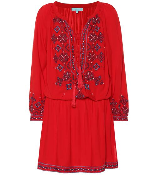 Nadja embroidered minidress | Melissa Odabash