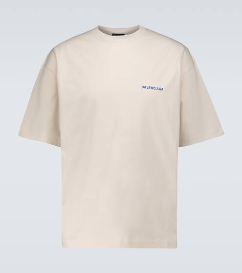 T-Shirt aus Baumwolle mit Logo | Balenciaga