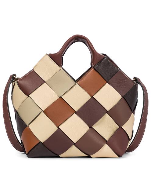 Cesta de piel trenzada | Loewe