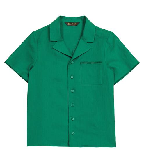 Bastien linen shirt | Loro Piana Kids