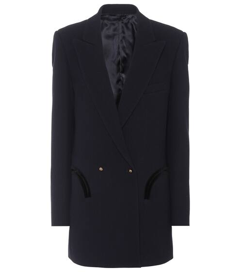 جاكيت بليزر من كريب الصوف Essentials | Blazé Milano