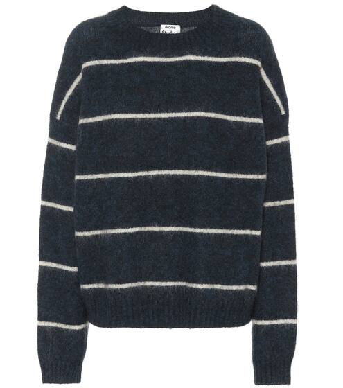 Rhira striped mohair-blend sweater | Acne Studios