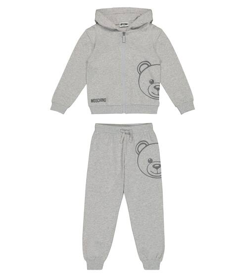 Logo hoodie and trackpants set | Moschino Kids 