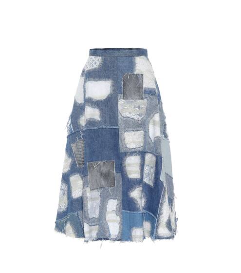 Patchwork denim skirt | Junya Watanabe