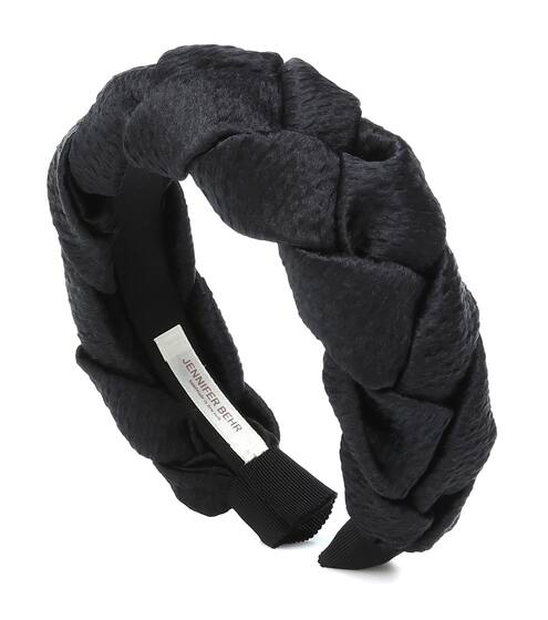 Lorelei plaited silk headband | Jennifer Behr
