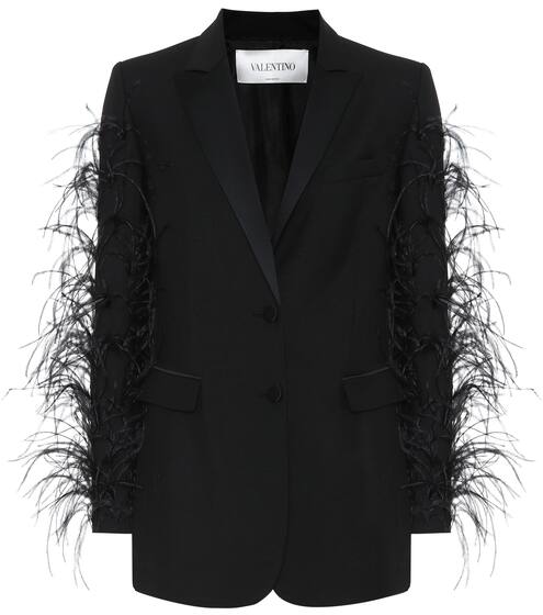 Wool and mohair blazer | Valentino