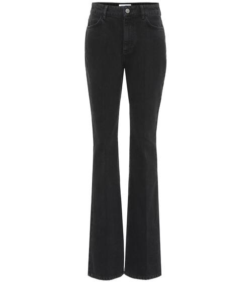 womens black flared jeans