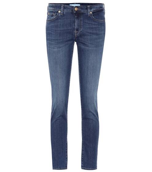 Pyper cropped mid-rise skinny jeans | 7 For All Mankind