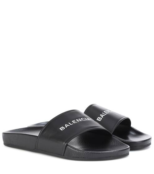 Leather slides | Balenciaga