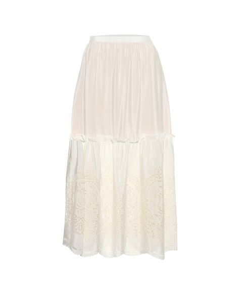 Silk midi skirt | Stella McCartney