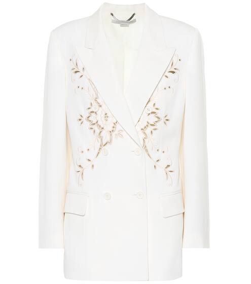 Embroidered wool blazer | Stella McCartney