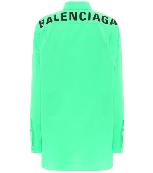 balenciaga oversized striped shirt