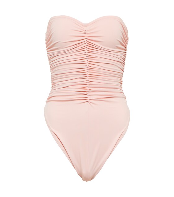 norma kamali leopard swimsuit
