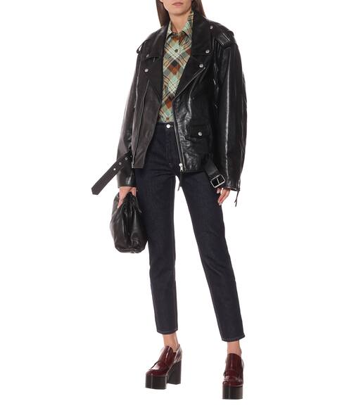 dries van noten biker pants