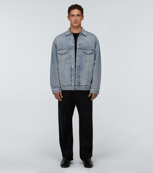 Balenciaga - Large-fit denim jacket 