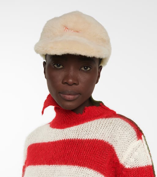 Marni - Baseballcap aus Shearling - mytheresa.com