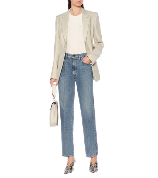 Nineties high-rise straight jeans 