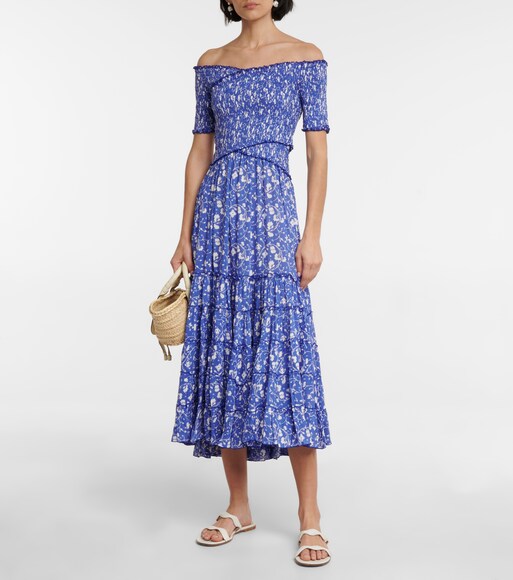 Soledad floral midi dress 