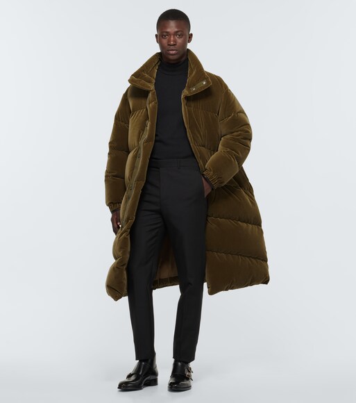 Tom Ford - Velvet puffer coat | Mytheresa