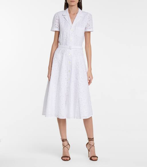 Ralph lauren white linen dress clearance