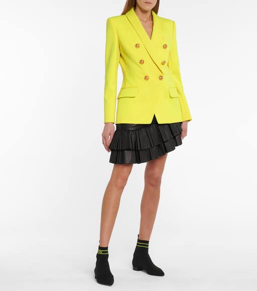 Yellow balmain blazer Clearance