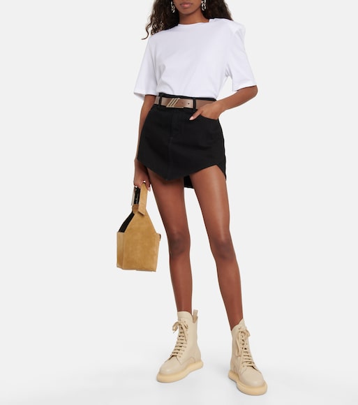 The Attico - Dean denim miniskirt | Mytheresa