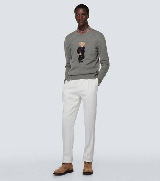 Ralph Lauren Purple Label - Polo Bear cashmere sweater ...