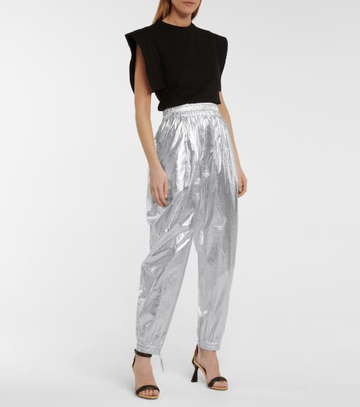 Isabel marant silver pants clearance