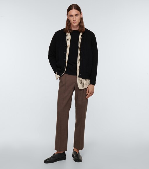 zara cotton linen cardigan