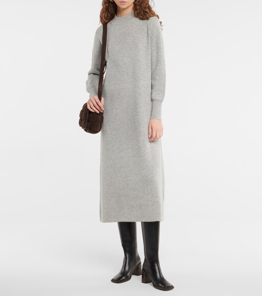 cashmere midi dress