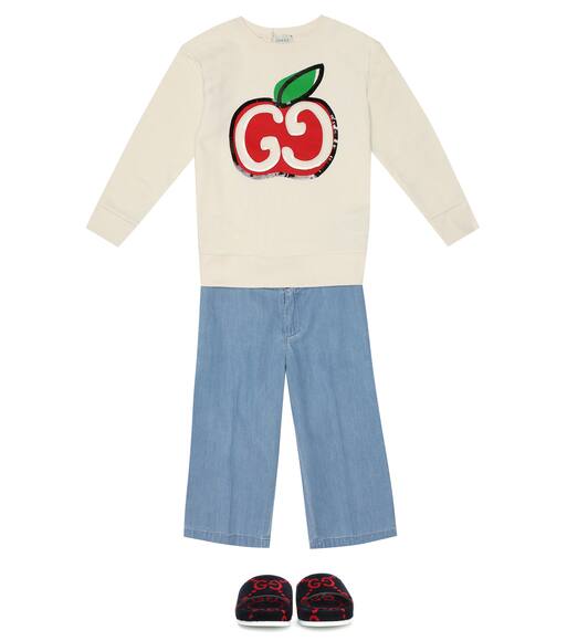 Gg Velvet Slides Gucci Kids Mytheresa