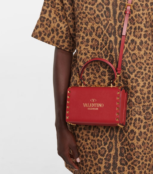 valentino garavani rockstud alcove leather box tote mytheresa