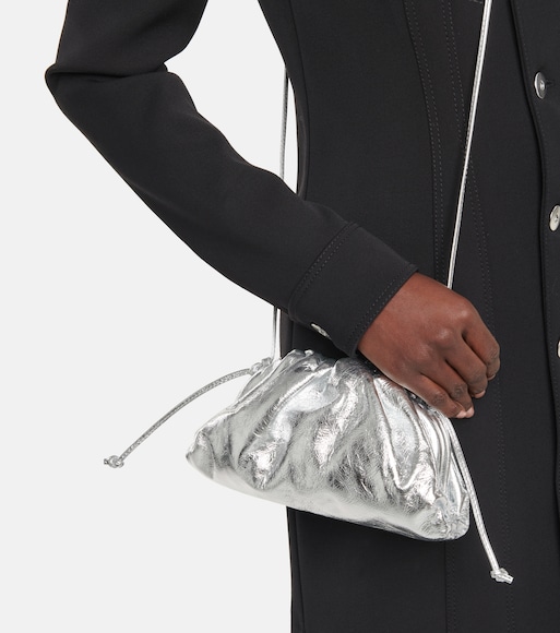 bottega silver pouch