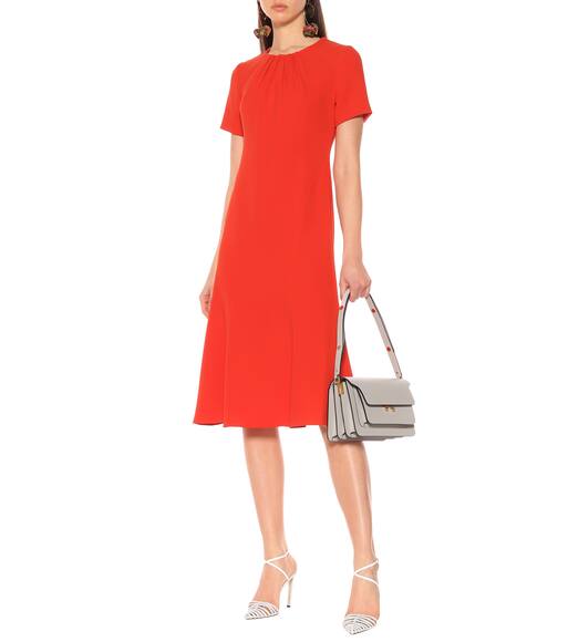 diane von furstenberg orange dress