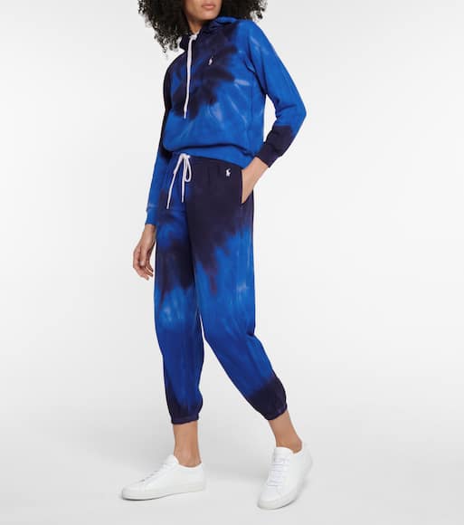 polo sweatpants tie dye