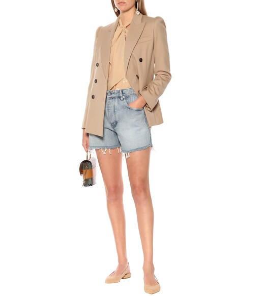 Chloé - + Net Sustain Lauren Textured-leather Ballet Flats - White
