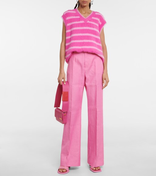Le Pantalon Sauge high-rise pants 