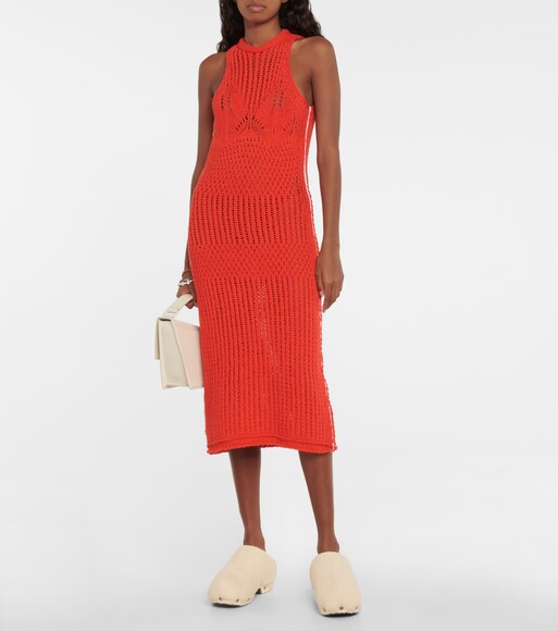 Acne Studios - Open-knit cotton midi 
