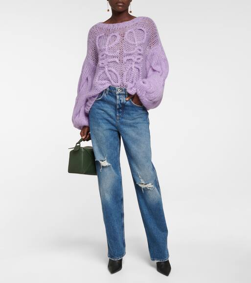 Loewe - Pullover Anagram aus einem Mohairgemisch - mytheresa.com